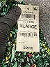 On 34th 100% Recycled Polyester Paisley Green Long Sleeve Blouse Size XL - photo 4