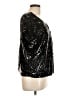Lavish 100% Polyester Black Short Sleeve Blouse Size L - photo 4