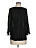 W by Worth 100% Polyester Black Long Sleeve Blouse Size XP - photo 1