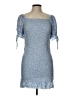 Chocolate 100% Rayon Blue Cocktail Dress Size L - photo 1