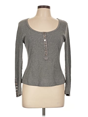 Karen Millen Long Sleeve Henley (view 1)