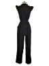 Monteau 100% Polyester Solid Black Jumpsuit Size S - photo 2