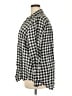 Lord & Taylor Checkered-gingham Black Long Sleeve Button-Down Shirt Size 2X - photo 5