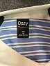 DAZY 100% Polyester Stripes Blue Long Sleeve Blouse Size XL - photo 7