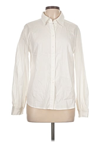 White House Black Market Long Sleeve Button-Down Shirt (view 1)