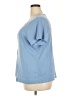 Fashion Bug Blue Short Sleeve Top Size 26 - 28 - photo 5
