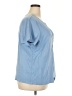 Fashion Bug Blue Short Sleeve Top Size 26 - 28 - photo 4