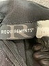 Requirements 100% Polyester Solid Black Faux Leather Skirt Size 14 - photo 4