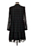 J.Crew 100% Polyester Plaid Green Casual Dress Size M - photo 2