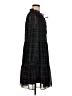 J.Crew 100% Polyester Plaid Green Casual Dress Size M - photo 4