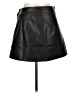 J.Crew 100% Polyester Black Faux Leather Skirt Size 6 - photo 2