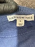 And Now This 100% Acrylic Solid Blue Pullover Sweater Size XL - photo 4