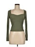 Express Green Long Sleeve Top Size M - photo 1