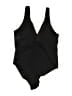Athleta Solid Black One Piece Swimsuit Size XL - photo 1