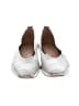 27 EDIT 100% Leather Metallic Silver Gray Flats Size 8 1/2 (wide) - photo 2