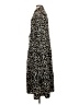 Topshop 100% Polyester Animal Print Black Casual Dress Size 2 - photo 5