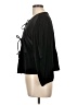 Ultra Pink Black Long Sleeve Blouse Size L - photo 5