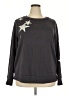 Torrid Active Stars Gray Sweatshirt Size 2X Plus (2) - photo 1