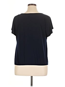 New York & Company Short Sleeve Blouse (view 2)