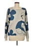 Assorted Brands Print Blue Pullover Sweater Size M - photo 1