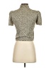Zara Tan Short Sleeve Top Size S - photo 2