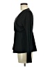 White Birch Black Long Sleeve Blouse Size M - photo 5