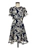 Bardot 100% Polyester Floral Blue Cocktail Dress Size 8 - photo 1