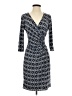Laundry by Design Print Gray Casual Dress Size 4 - photo 1