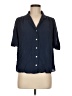 Z Supply Blue Short Sleeve Blouse Size M - photo 1
