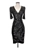 Calvin Klein Stars Black Cocktail Dress Size 2 - photo 1
