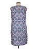 TABITHA WEBB TJX Print Blue Casual Dress Size 10 - photo 2