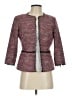 Nicole Miller Tweed Burgundy Jacket Size 2 - photo 1