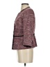 Nicole Miller Tweed Burgundy Jacket Size 2 - photo 5