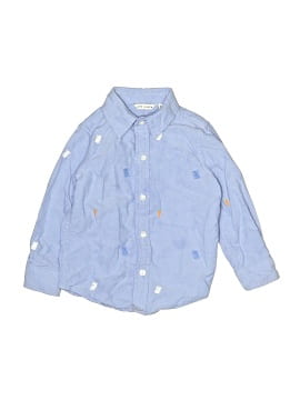 Janie And Jack Long Sleeve Button Down Shirt
