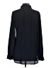 Ann Taylor LOFT 100% Polyester Black Long Sleeve Blouse Size S - photo 2
