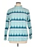 Croft & Barrow 100% Polyester Teal Pullover Sweater Size XL - photo 1
