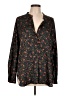 Vince. 100% Polyester Floral Black Long Sleeve Blouse Size L - photo 1