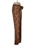 SOHO Apparel Ltd Print Brown Casual Pants Size M - photo 4