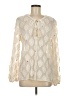 Kobi Halperin Ivory Long Sleeve Blouse Size M - photo 1