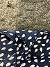 Shein 100% Polyester Polka Dots Blue Romper Size XS - photo 4