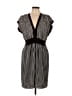 Max Studio 100% Polyester Houndstooth Black Casual Dress Size XL - photo 1