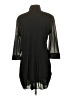 Tribal 100% Polyester Black Cocktail Dress Size S - photo 2