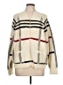 Sisters Plaid Ivory Cardigan Size L - photo 1