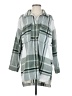 Banana Republic Plaid Green Coat Size S - photo 1