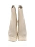 Larroudé 100% Leather Ivory Boots Size 7 - photo 2