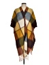 Just Jamie 100% Polyester Brown Yellow Poncho One size - photo 1