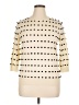 J.Crew 100% Merino Wool Polka Dots Ivory Wool Pullover Sweater Size XL - photo 1