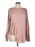Assorted Brands 100% Polyester Pink Long Sleeve Blouse Size L - photo 1