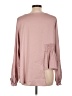 Assorted Brands 100% Polyester Pink Long Sleeve Blouse Size L - photo 2