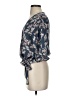 Sienna Sky 100% Polyester Blue 3/4 Sleeve Blouse Size XS - photo 5